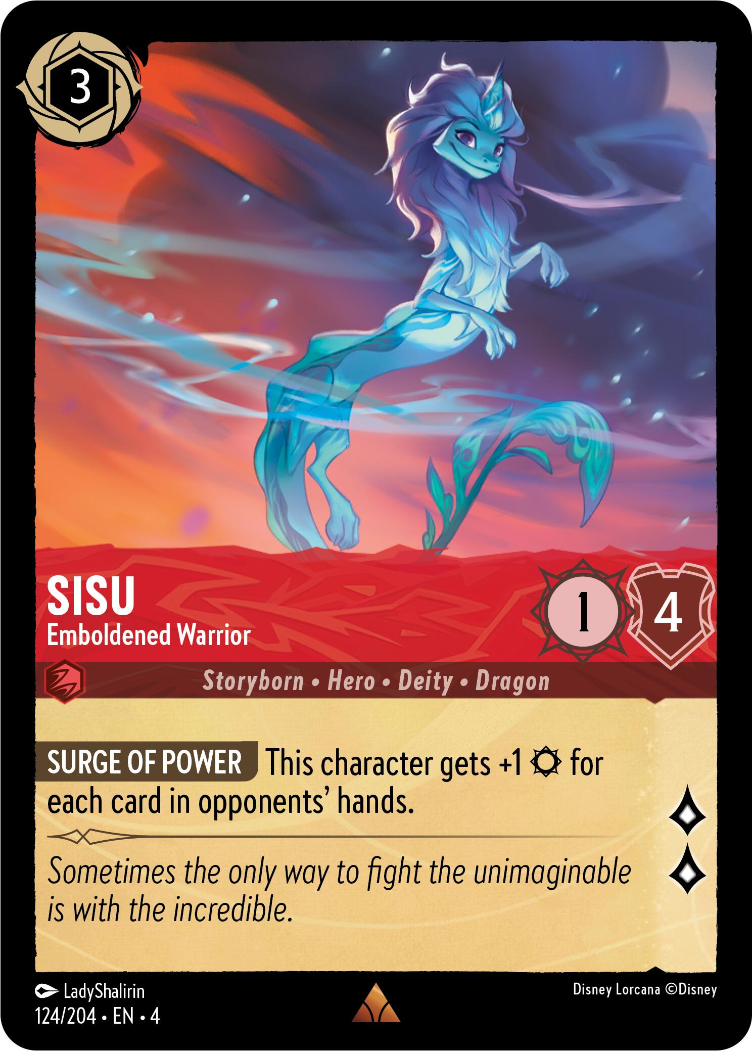 Sisu - Emboldened Warrior (124/204) [Ursula's Return] | Black Swamp Games