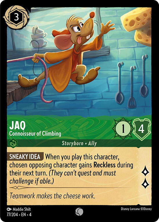 Jaq - Connoisseur of Climbing (77/204) [Ursula's Return] | Black Swamp Games