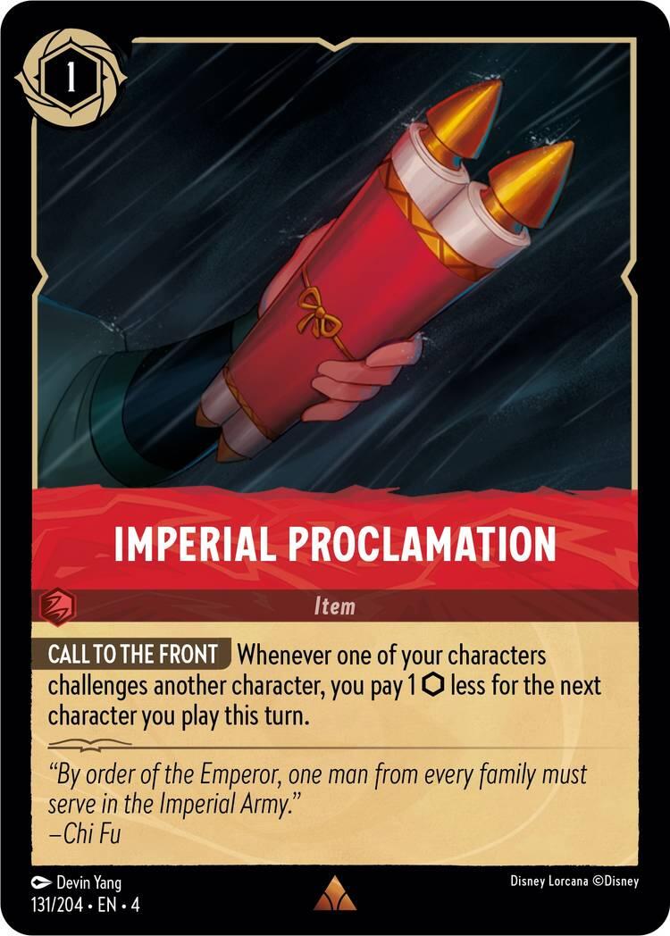 Imperial Proclamation (131/204) [Ursula's Return] | Black Swamp Games