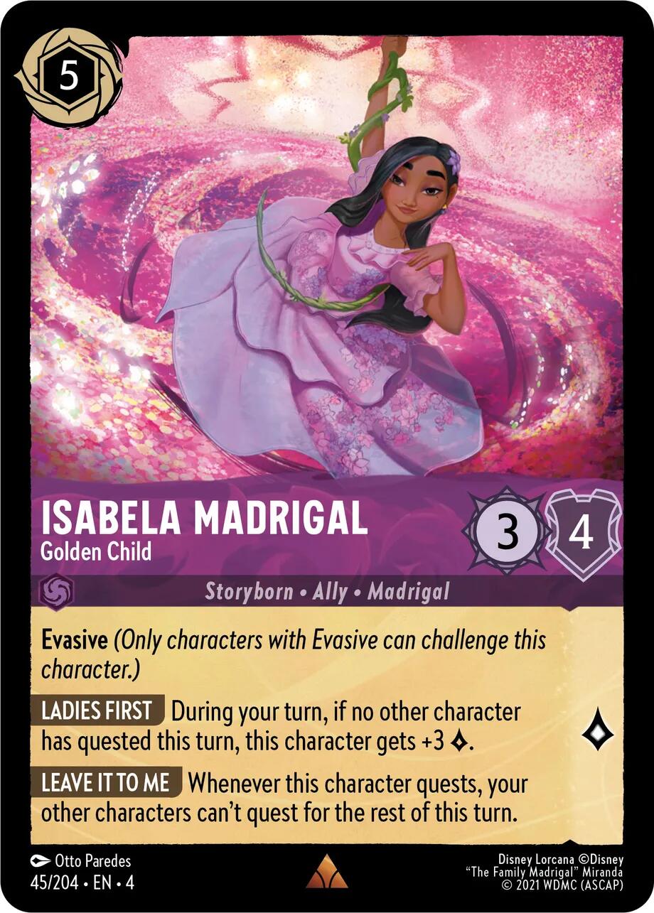 Isabella Madrigal - Golden Child (45/204) [Ursula's Return] | Black Swamp Games