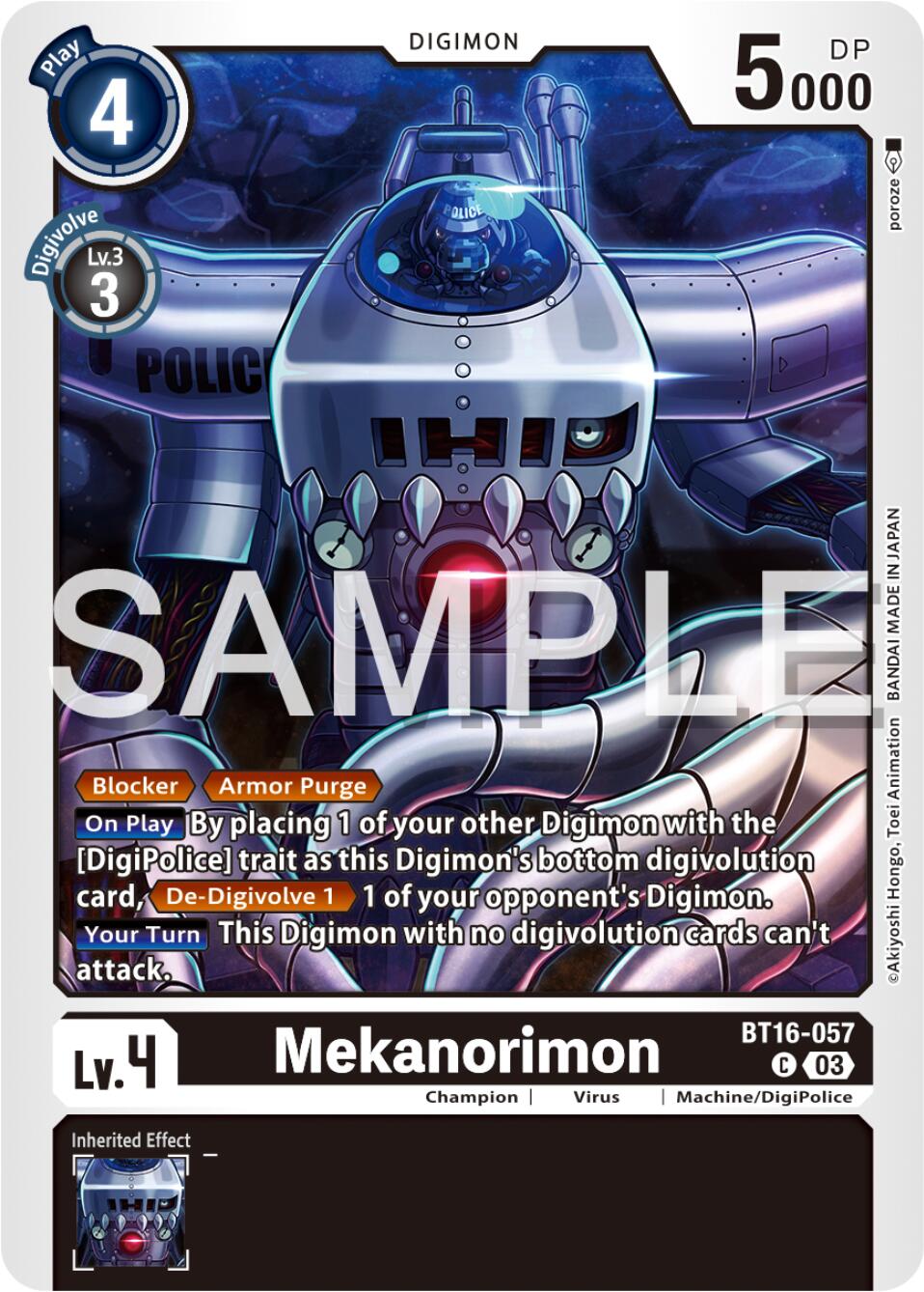 Mekanorimon [BT16-057] [Beginning Observer] | Black Swamp Games