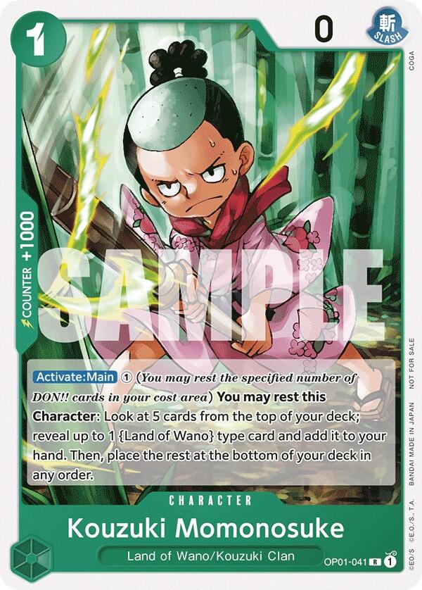 Kouzuki Momonosuke (Tournament Pack Vol. 7) [One Piece Promotion Cards] | Black Swamp Games