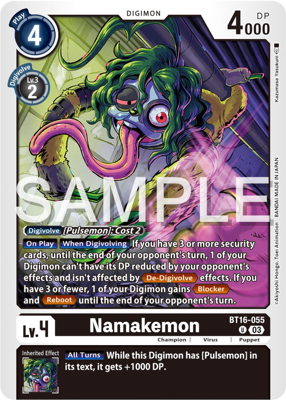 Namakemon [BT16-055] [Beginning Observer] | Black Swamp Games