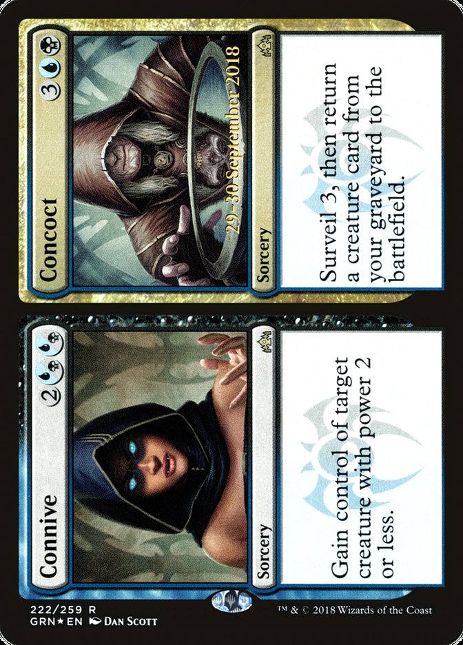 Connive // Concoct [Guilds of Ravnica Prerelease Promos] | Black Swamp Games
