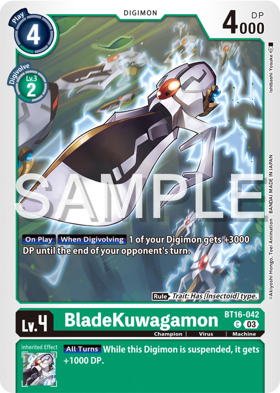 BladeKuwagamon [BT16-042] [Beginning Observer] | Black Swamp Games