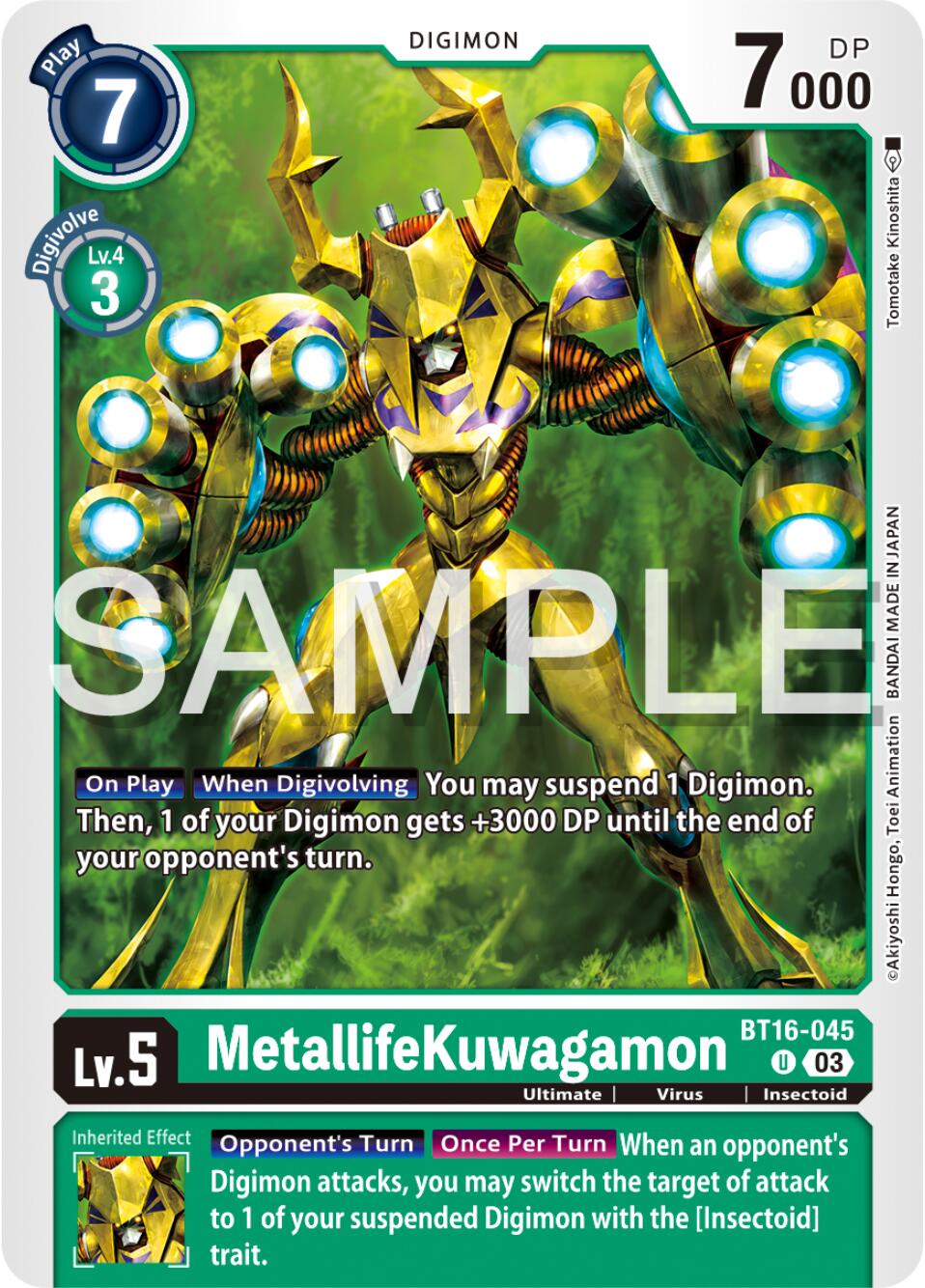 MetallifeKuwagamon [BT16-045] [Beginning Observer] | Black Swamp Games