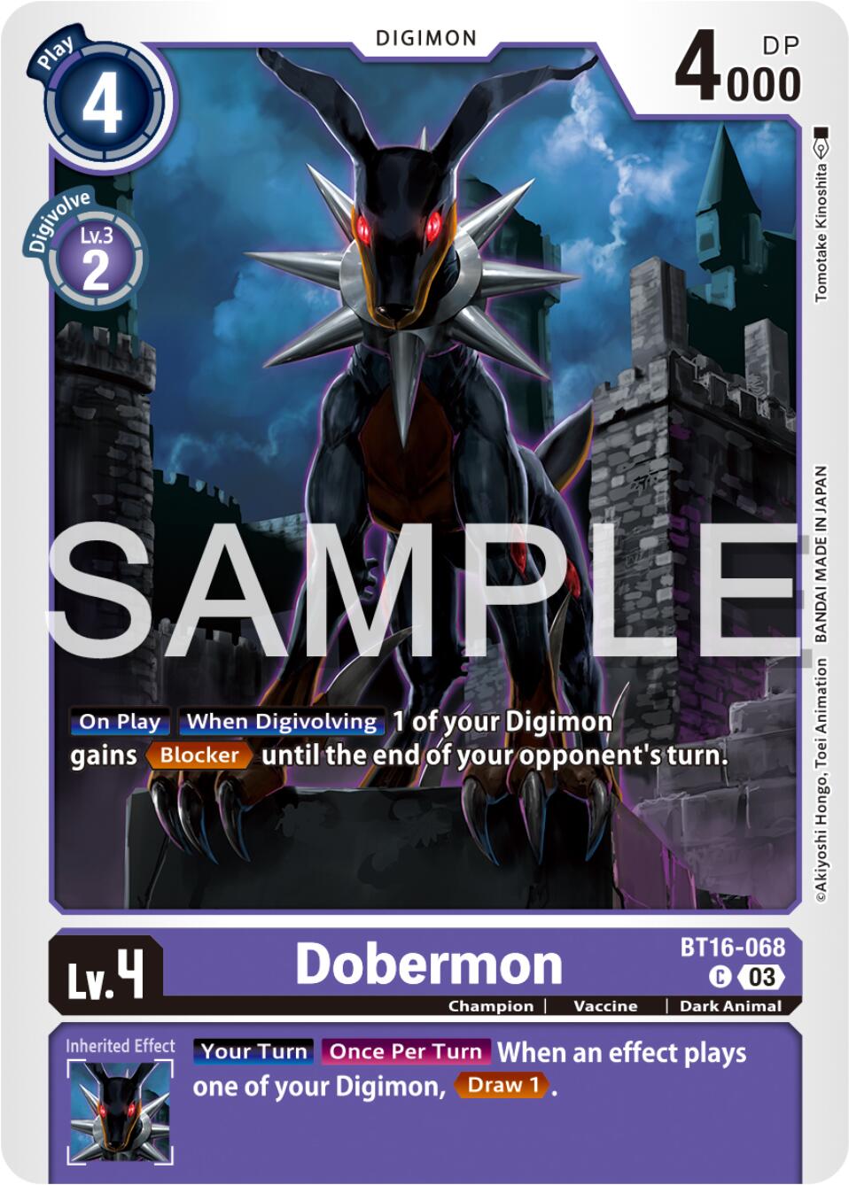 Dobermon [BT16-068] [Beginning Observer] | Black Swamp Games