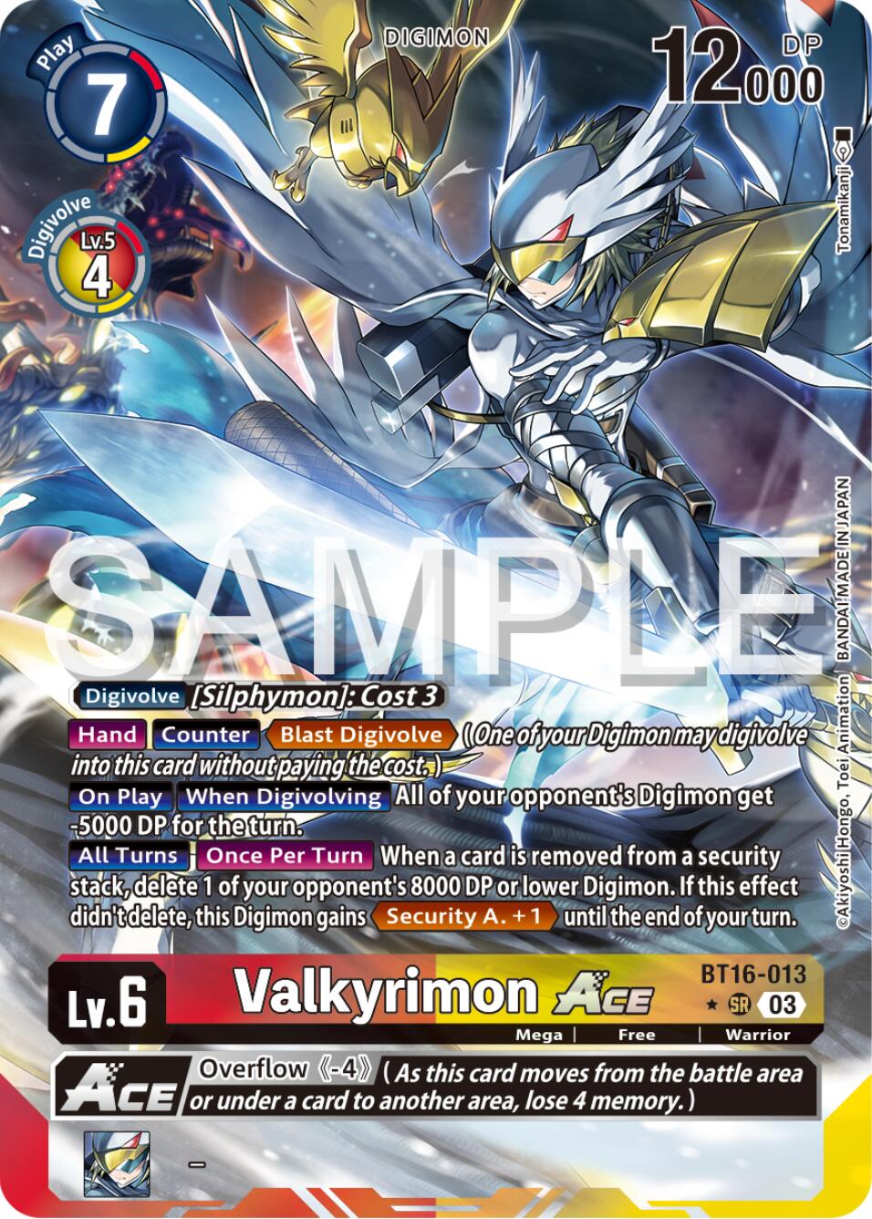 Valkyrimon Ace [BT16-013] (Alternate Art) [Beginning Observer] | Black Swamp Games