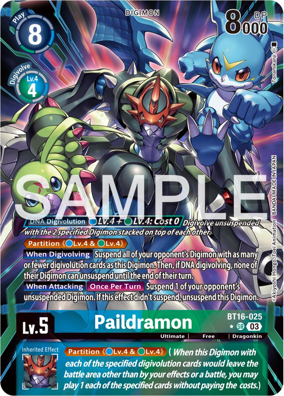 Paildramon [BT16-025] (Alternate Art) [Beginning Observer] | Black Swamp Games