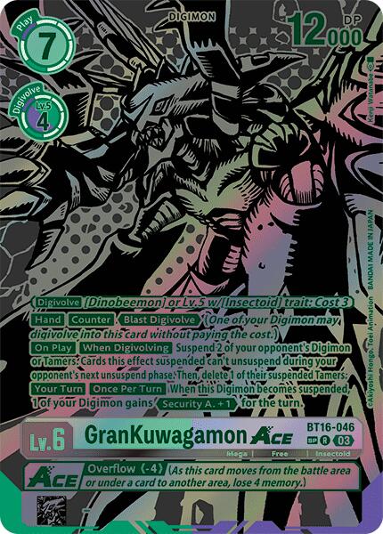 GranKuwagamon Ace [BT16-046] (Alternate Art) [Beginning Observer] | Black Swamp Games