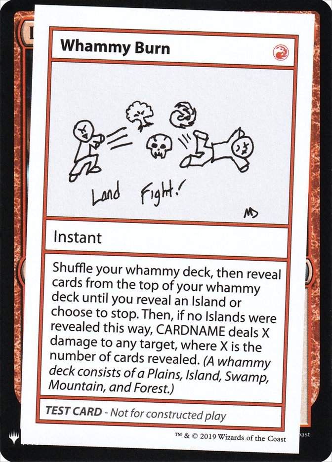 Whammy Burn [Mystery Booster Playtest Cards] | Black Swamp Games