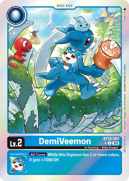 DemiVeemon [BT16-002] (Box Promotion Pack: Beginning Observer) [Beginning Observer Promos] | Black Swamp Games