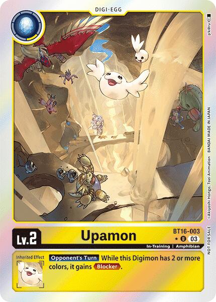 Upamon [BT16-003] (Box Promotion Pack: Beginning Observer) [Beginning Observer Promos] | Black Swamp Games