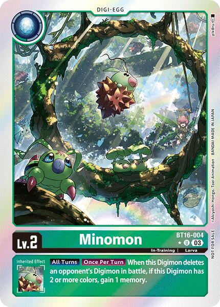 Minomon [BT16-004] (Box Promotion Pack: Beginning Observer) [Beginning Observer Promos] | Black Swamp Games