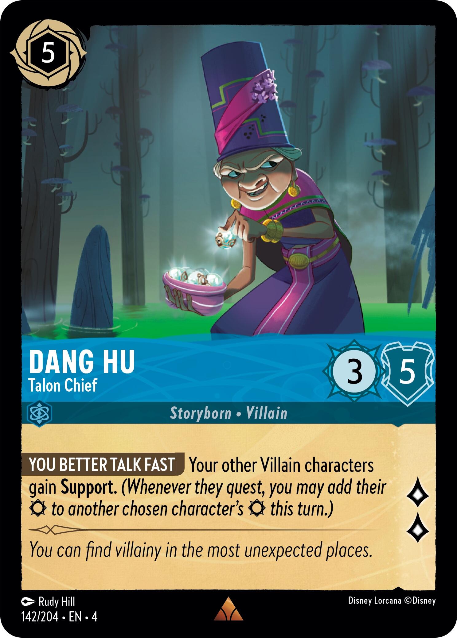Dang Hu - Talon Chief (142/204) [Ursula's Return] | Black Swamp Games