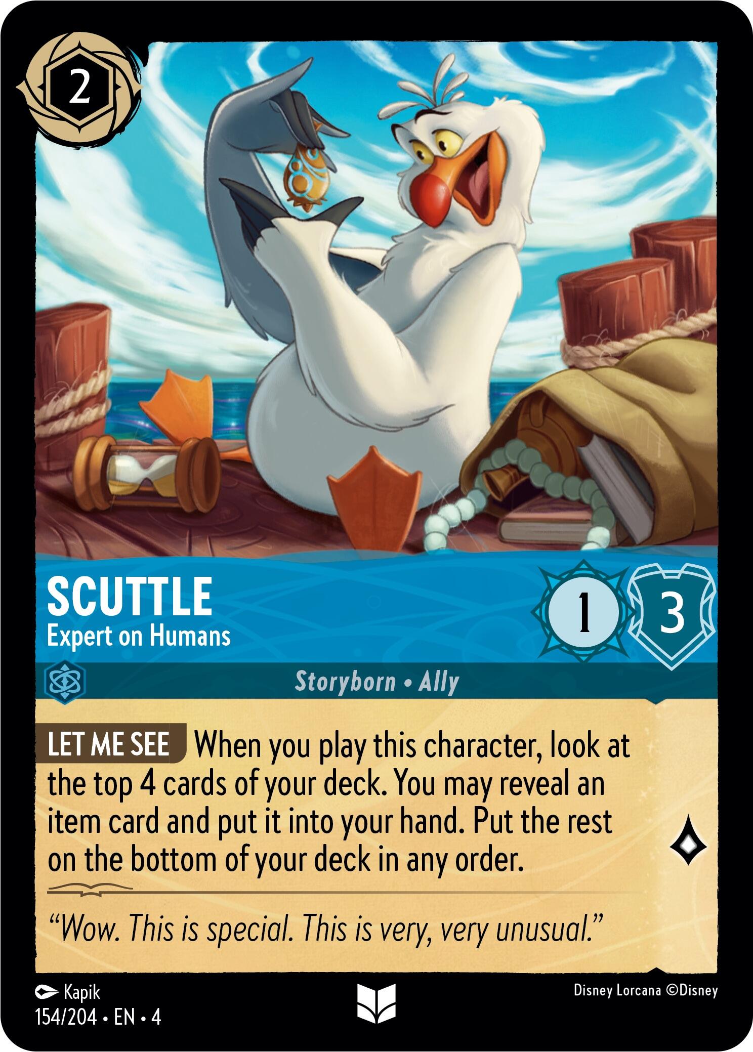 Scuttle - Expert on Humans (154/204) [Ursula's Return] | Black Swamp Games