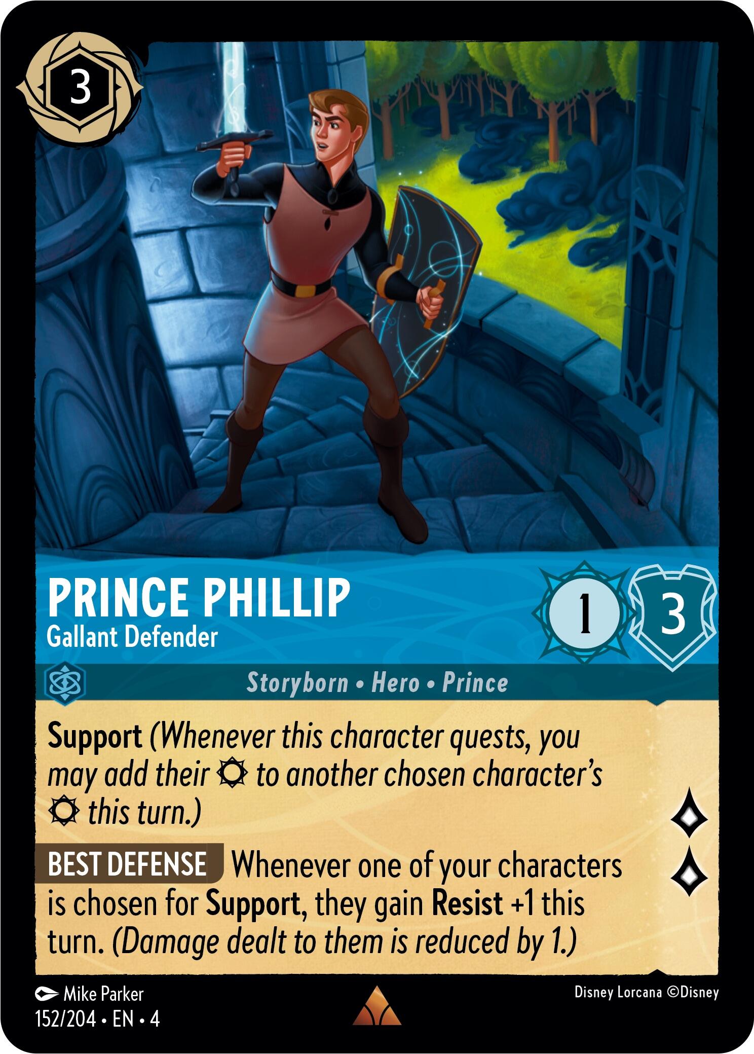 Prince Phillip - Gallant Defender (152/204) [Ursula's Return] | Black Swamp Games