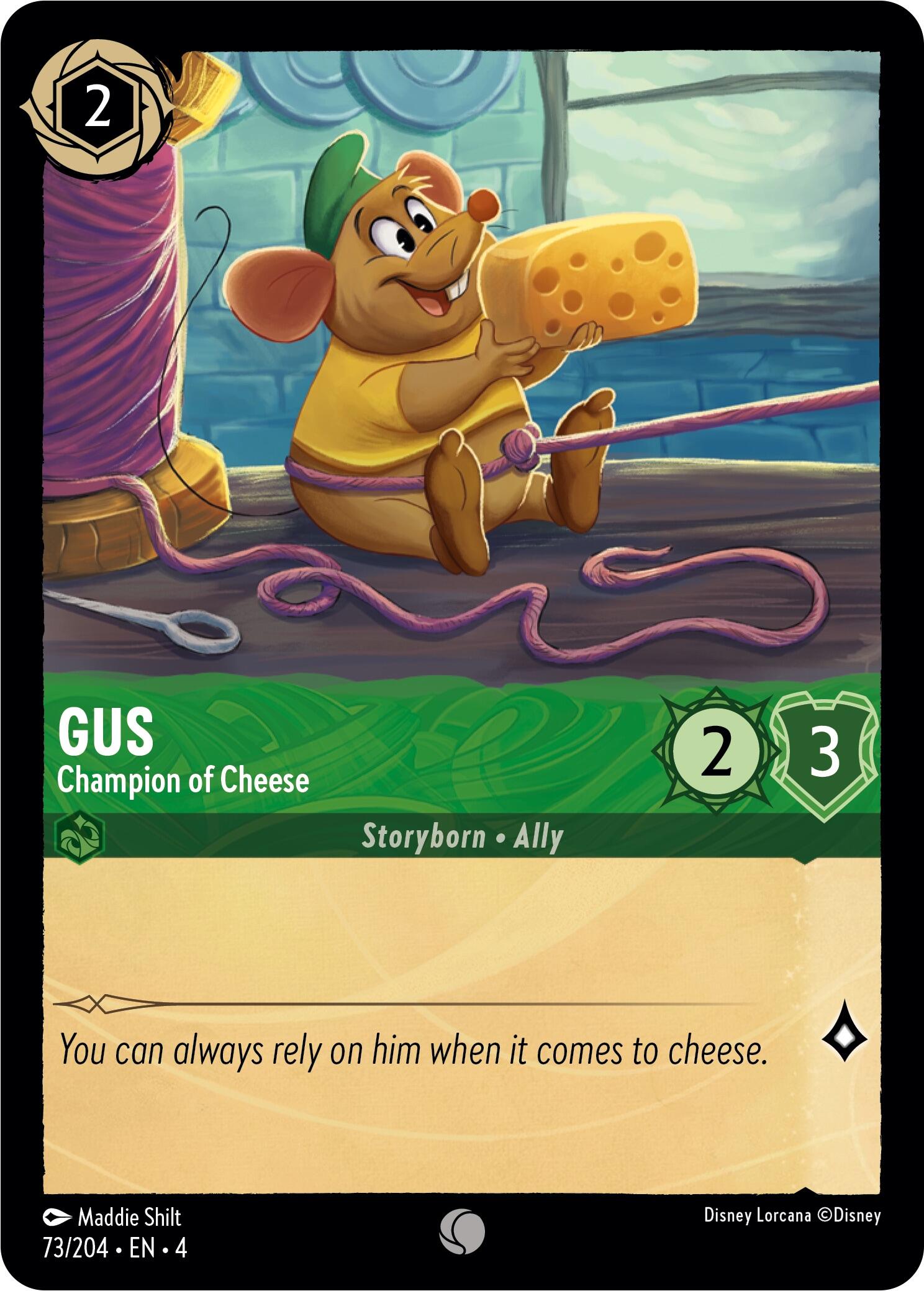 Gus - Champion of Cheese (73/204) [Ursula's Return] | Black Swamp Games