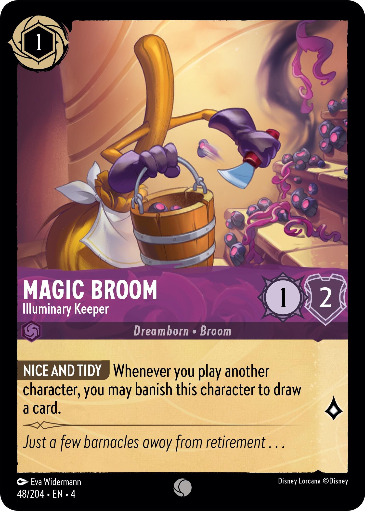 Magic Broom - Illuminary Keeper (48/204) [Ursula's Return] | Black Swamp Games