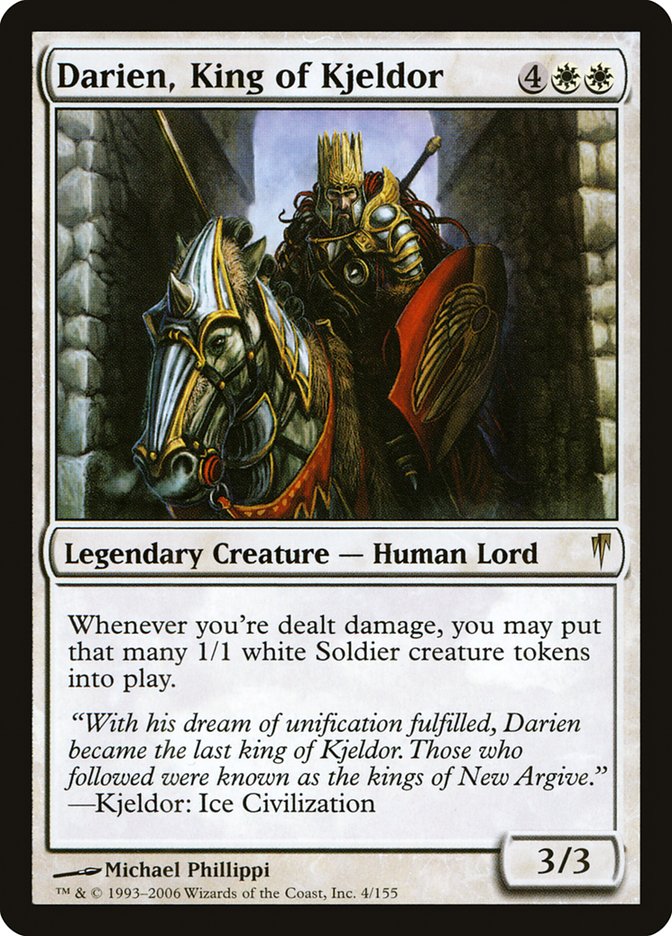 Darien, King of Kjeldor [Coldsnap] | Black Swamp Games