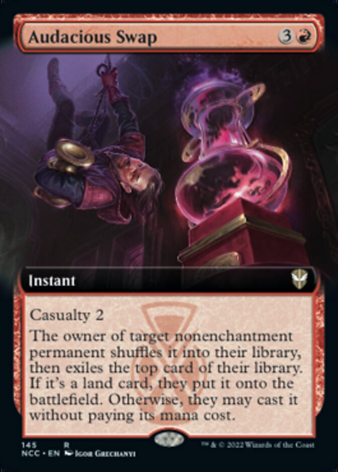Audacious Swap (Extended Art) [Streets of New Capenna Commander] | Black Swamp Games