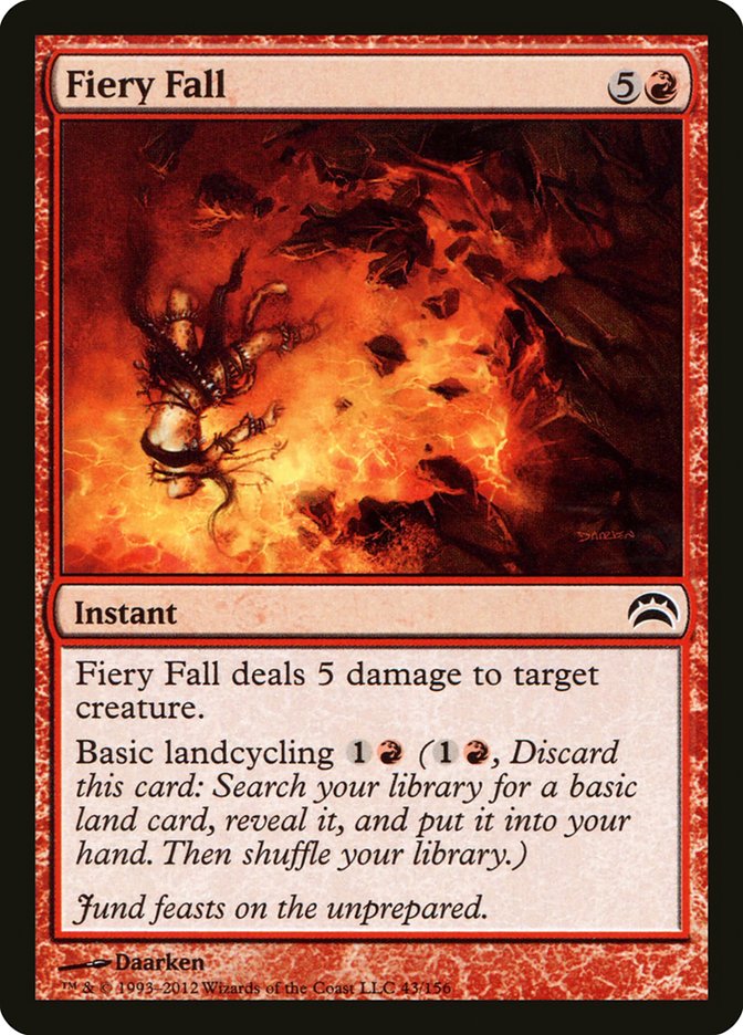 Fiery Fall [Planechase 2012] | Black Swamp Games