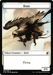 Bird (001) // Sculpture Double-Sided Token [Commander 2019 Tokens] | Black Swamp Games