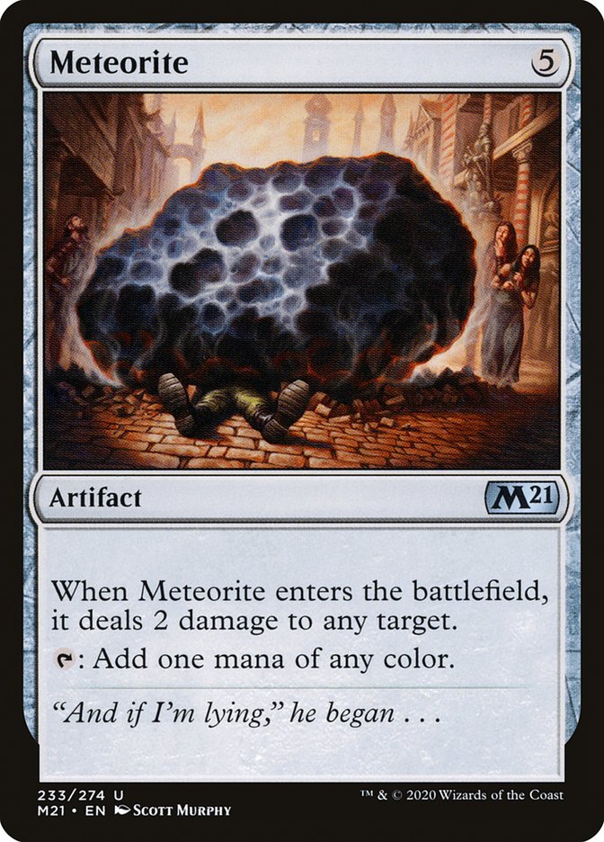 Meteorite [Core Set 2021] | Black Swamp Games