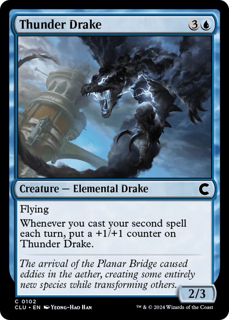 Thunder Drake [Ravnica: Clue Edition] | Black Swamp Games
