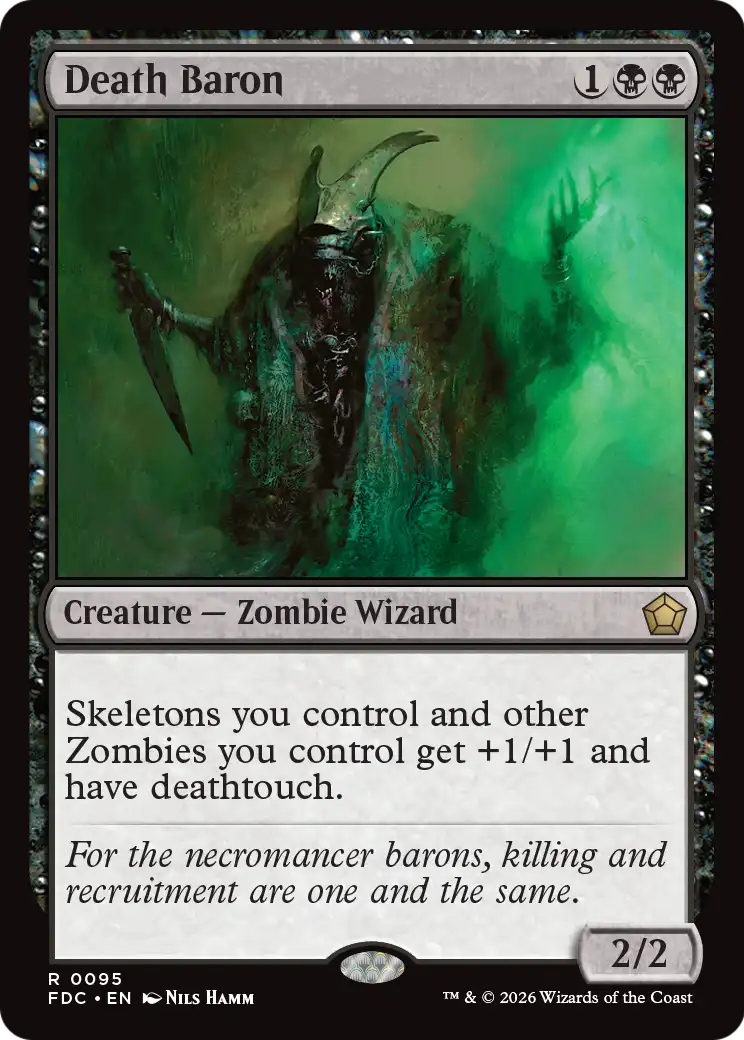 Death Baron [Foundations Commander] | Black Swamp Games