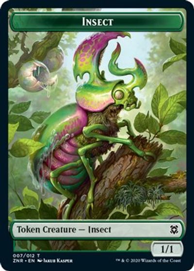 Beast // Insect Double-Sided Token [Challenger Decks 2021 Tokens] | Black Swamp Games
