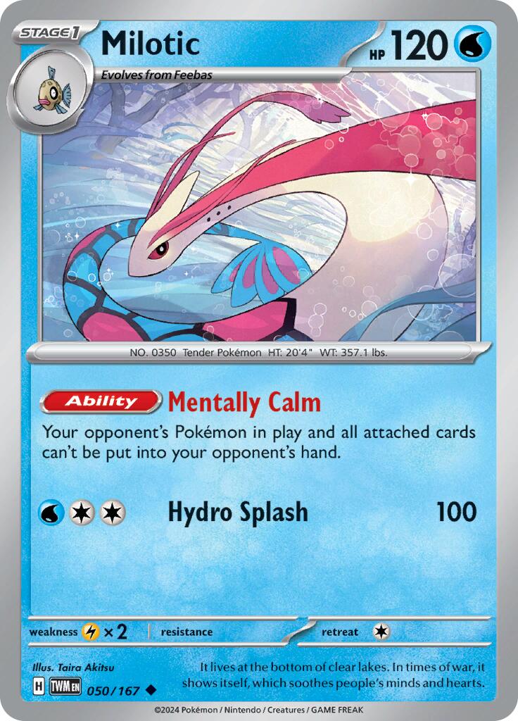 Milotic (050/167) [Scarlet & Violet: Twilight Masquerade] | Black Swamp Games