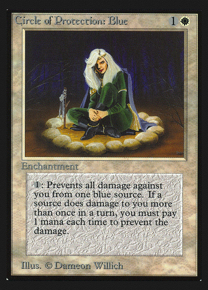 Circle of Protection: Blue [International Collectors' Edition] | Black Swamp Games