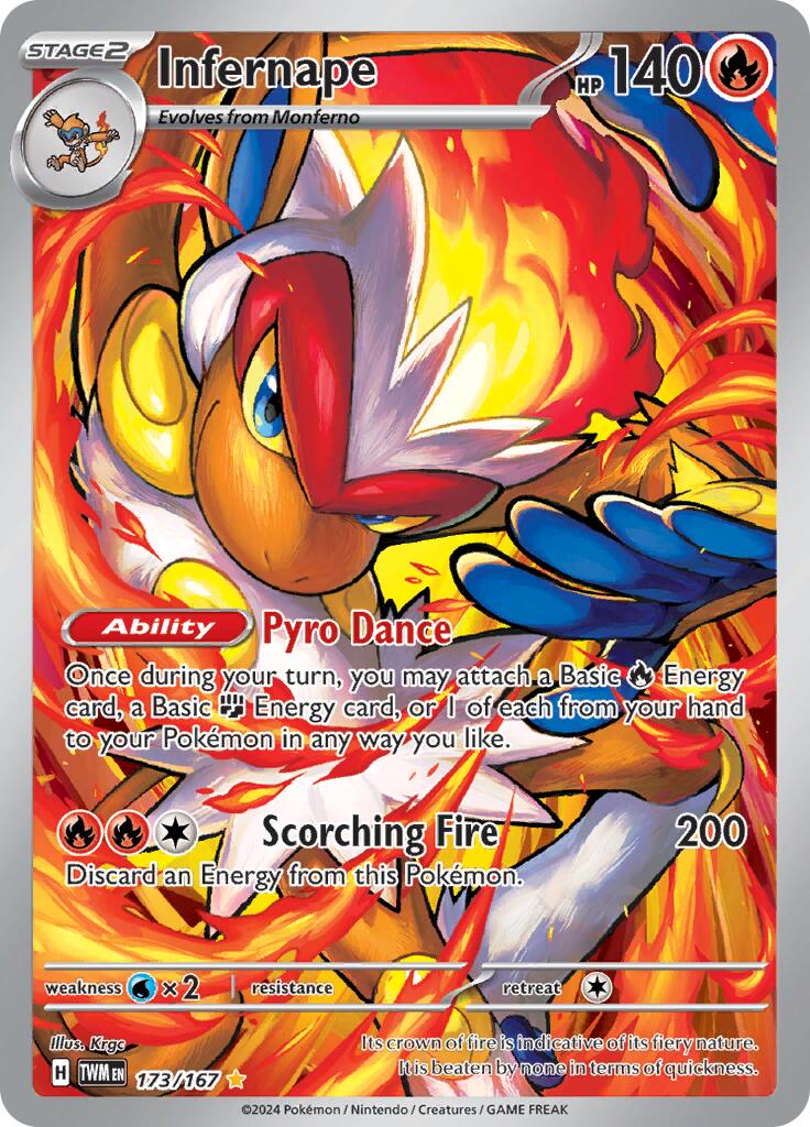 Infernape (173/167) [Scarlet & Violet: Twilight Masquerade] | Black Swamp Games