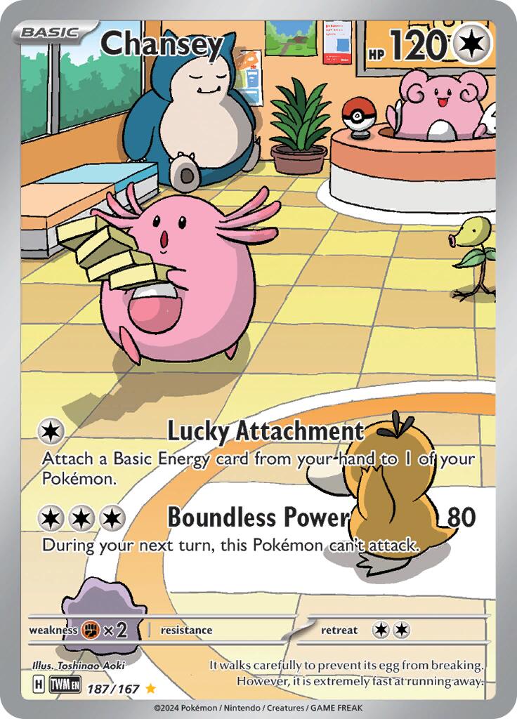 Chansey (187/167) [Scarlet & Violet: Twilight Masquerade] | Black Swamp Games