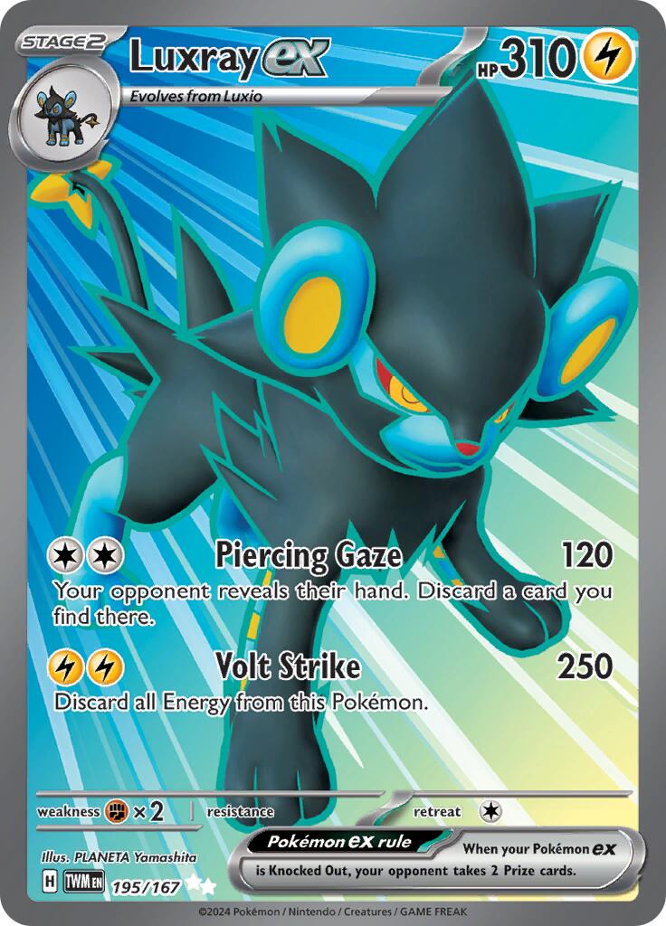 Luxray ex (195/167) [Scarlet & Violet: Twilight Masquerade] | Black Swamp Games