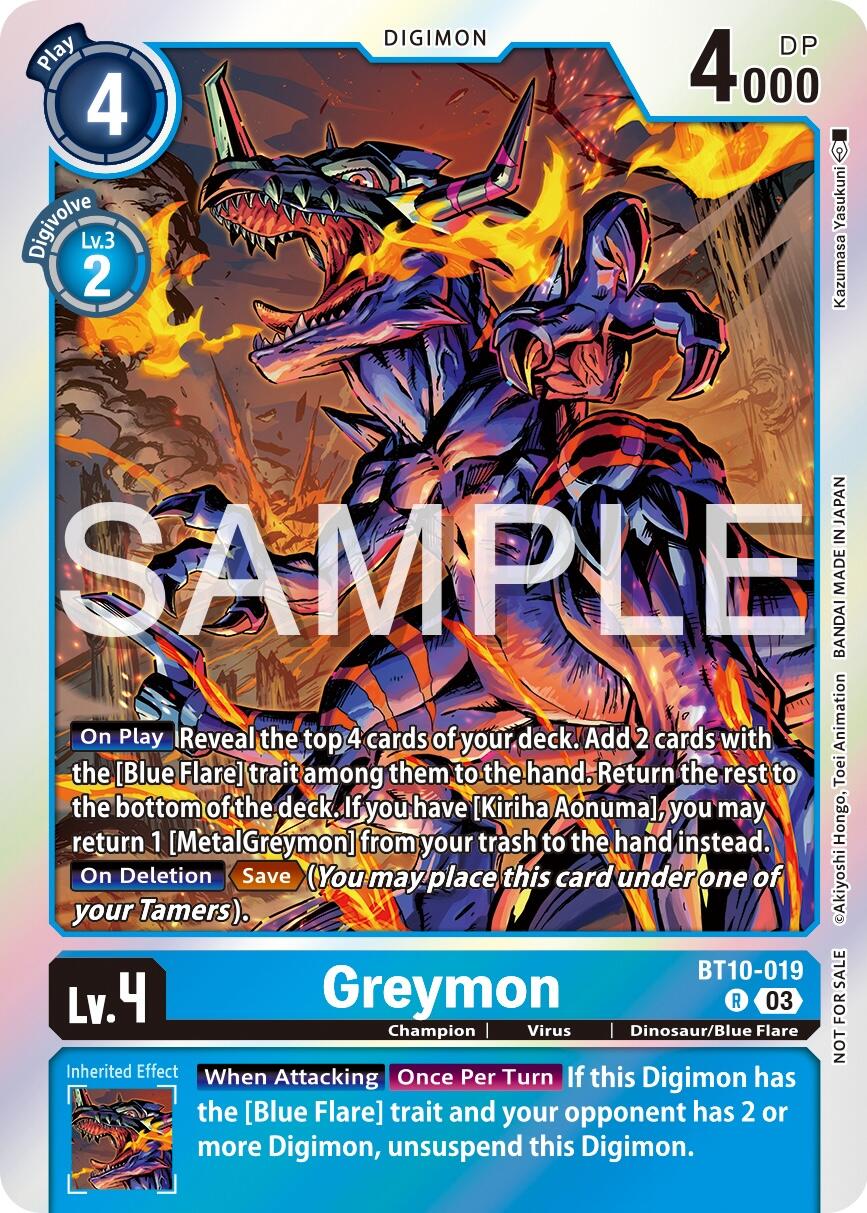 Greymon [BT10-019] (Official Tournament Vol.13 Winner Pack) [Xros Encounter Promos] | Black Swamp Games