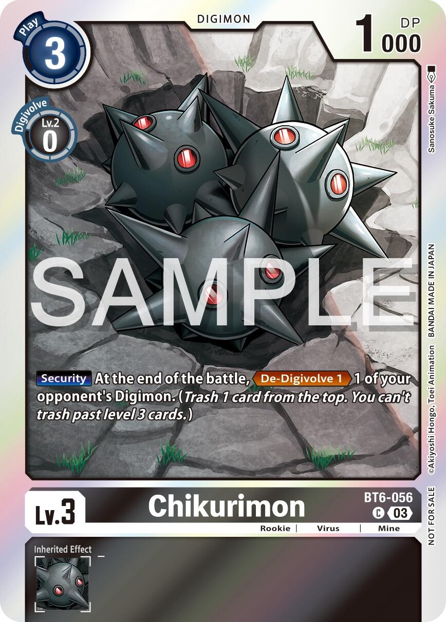 Chikurimon [BT6-056] (Official Tournament Vol.13 Winner Pack) [Double Diamond Promos] | Black Swamp Games