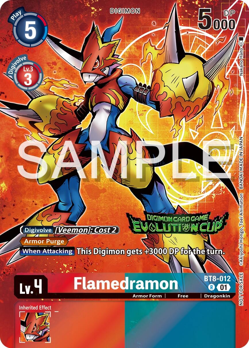 Flamedramon [BT8-012] (2024 Evolution Cup) [New Awakening Promos] | Black Swamp Games