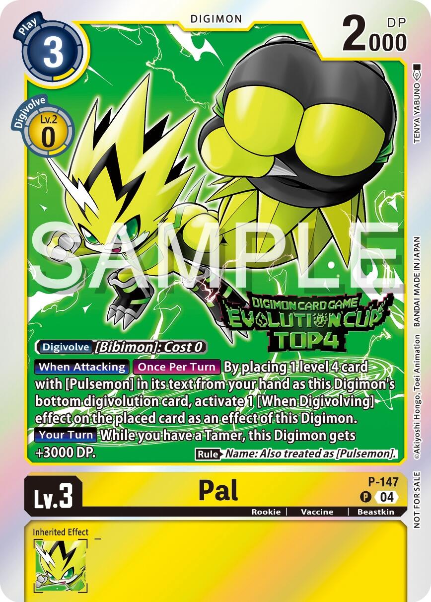 Pal [P-147] (2024 Evolution Cup Top 4) [Promotional Cards] | Black Swamp Games