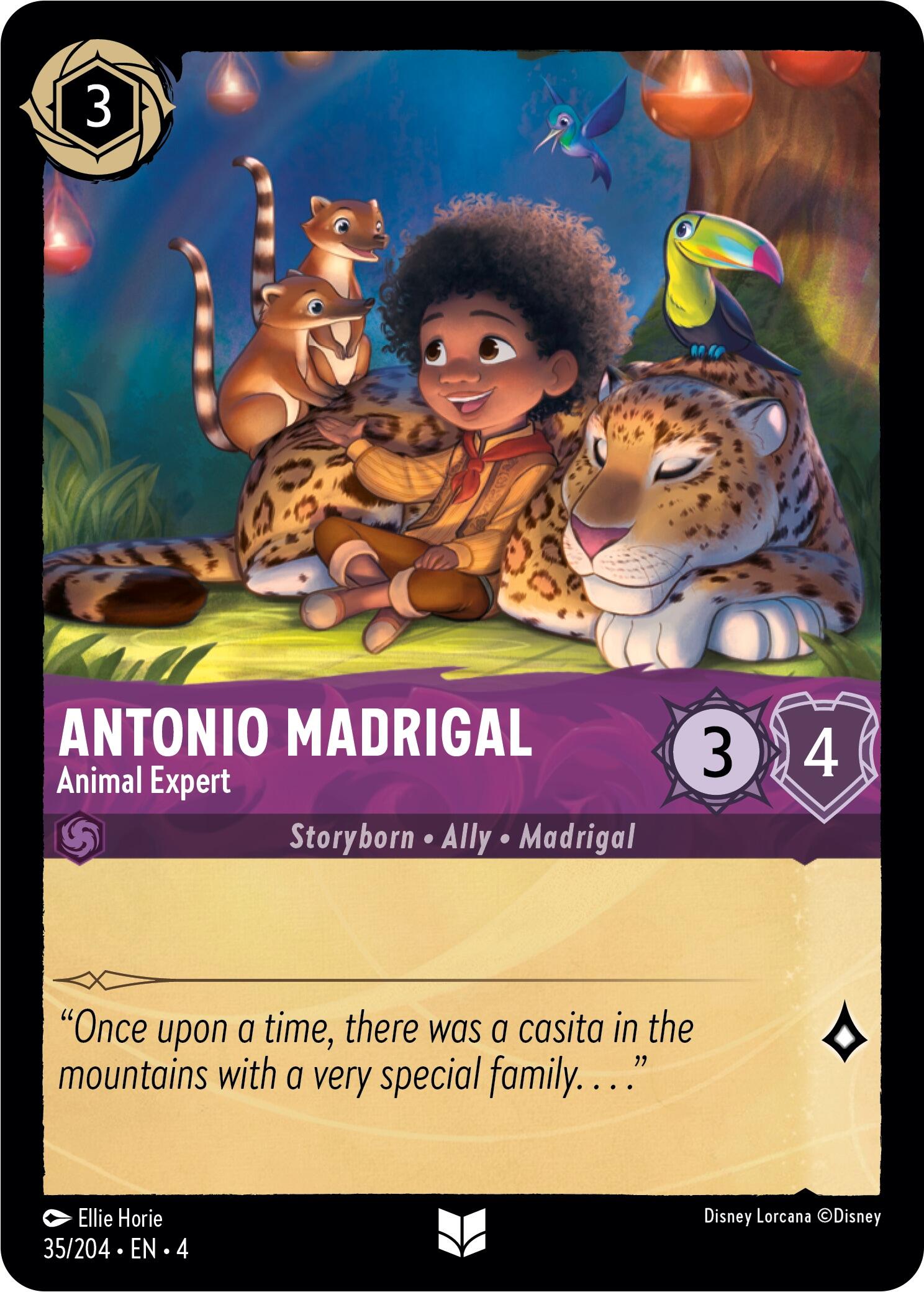 Antonio Madrigal - Animal Expert (35/204) [Ursula's Return] | Black Swamp Games