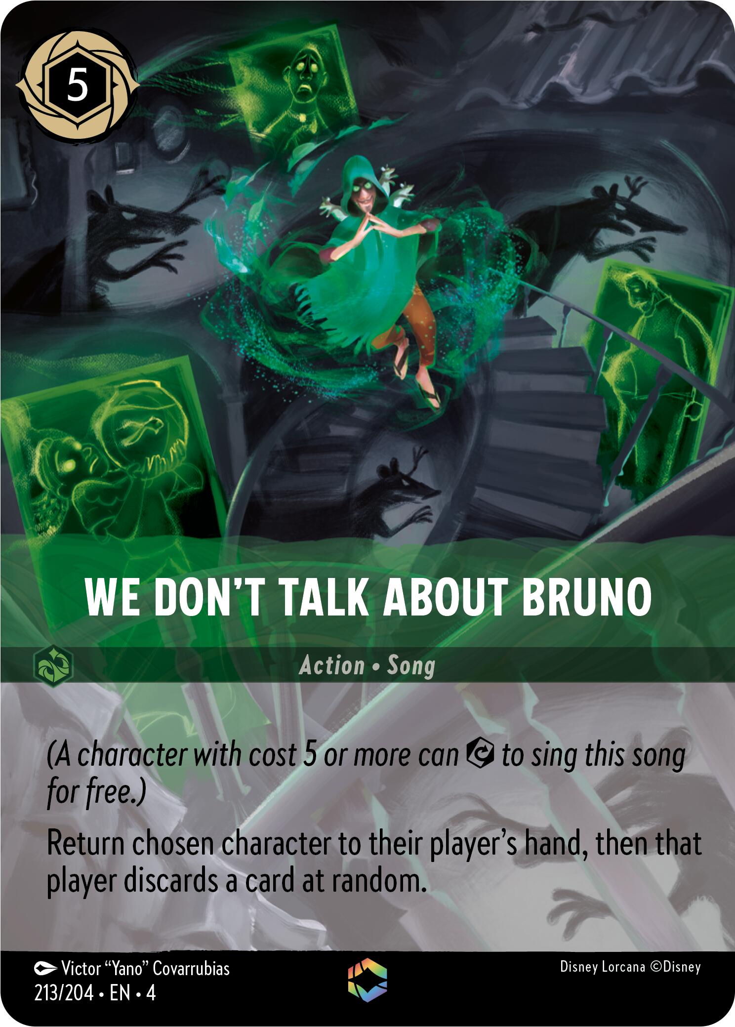 We Don't Talk About Bruno (Enchanted) (213/204) [Ursula's Return] | Black Swamp Games
