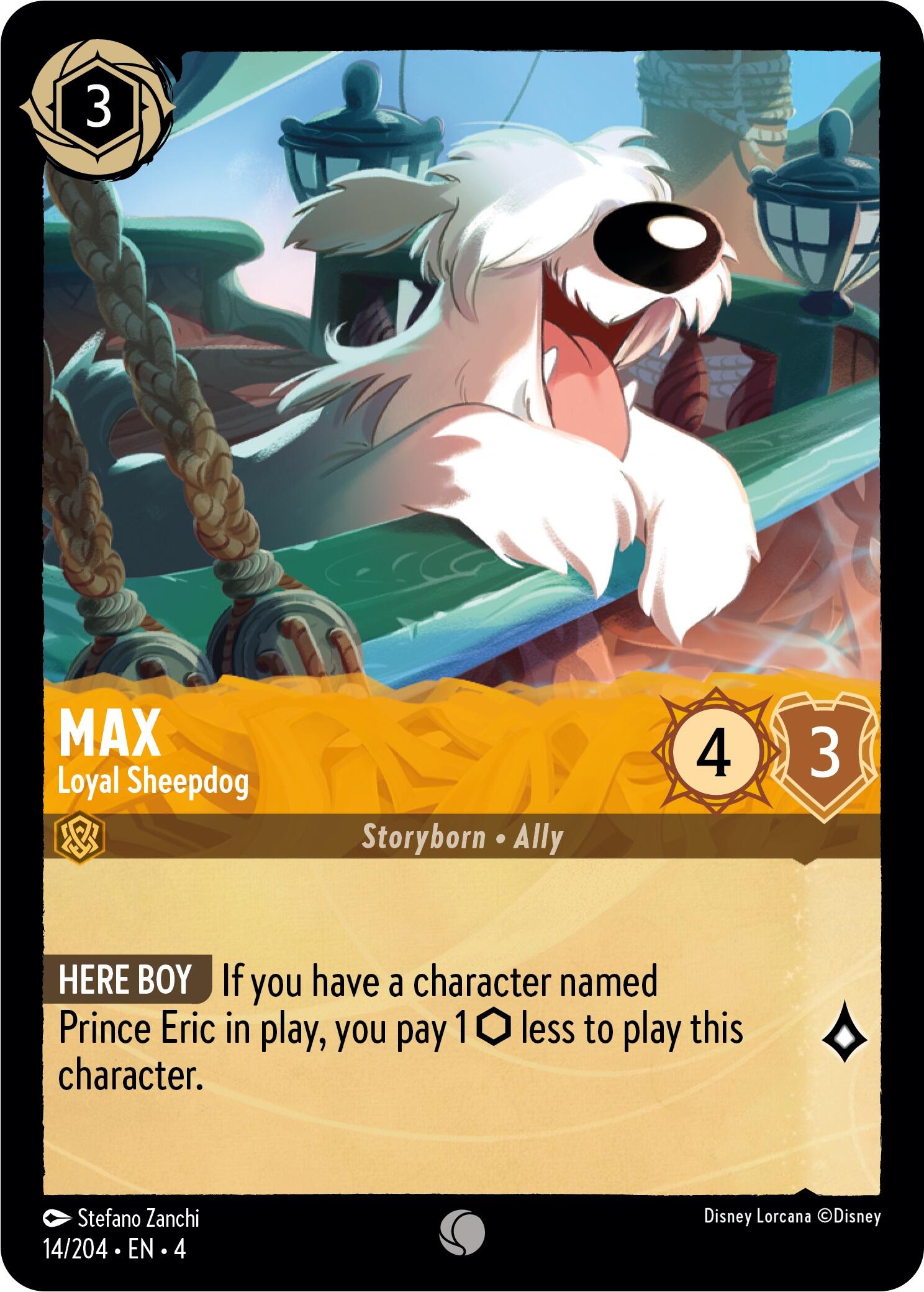 Max - Loyal Sheepdog (14/204) [Ursula's Return] | Black Swamp Games