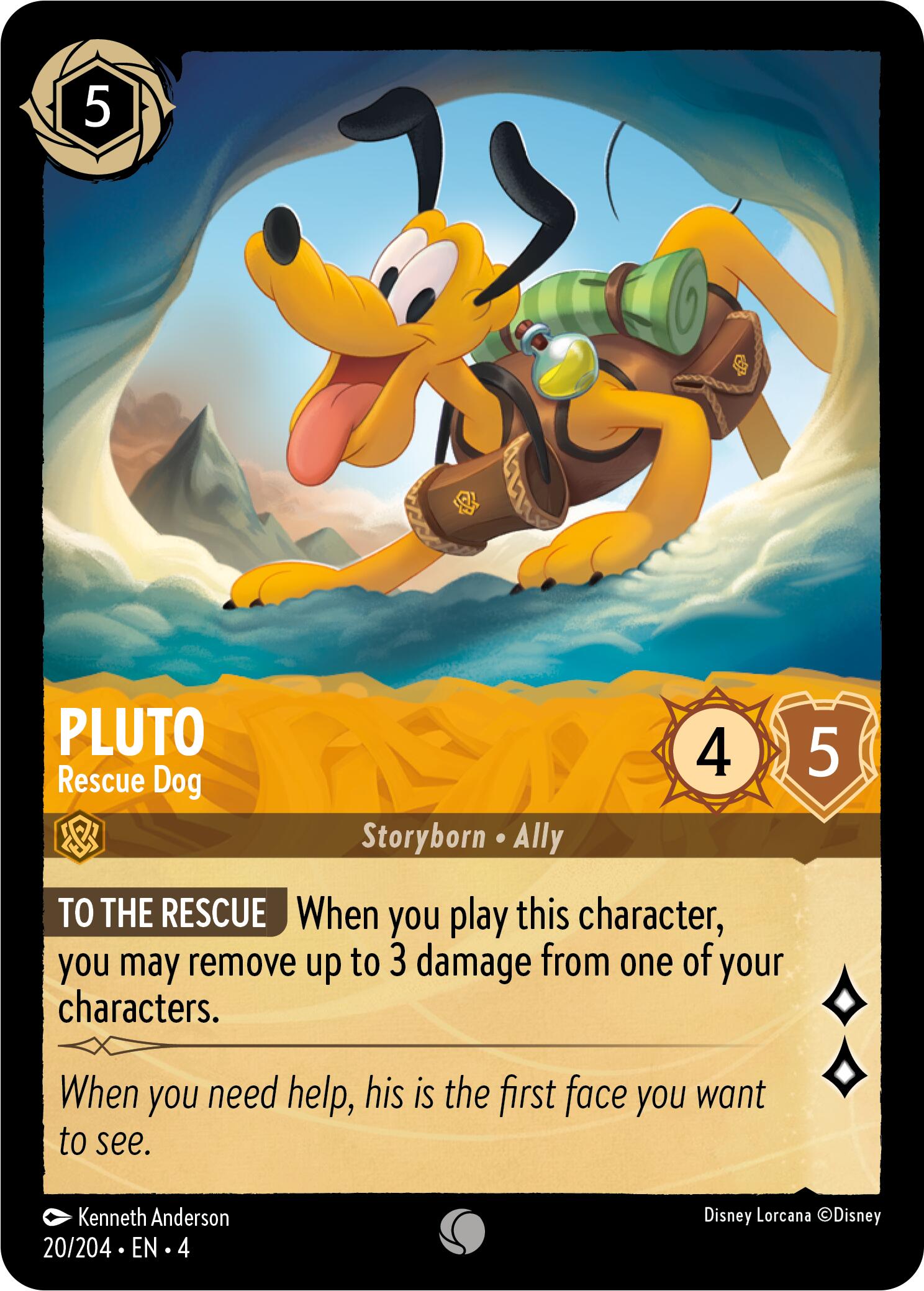 Pluto - Rescue Dog (20/204) [Ursula's Return] | Black Swamp Games