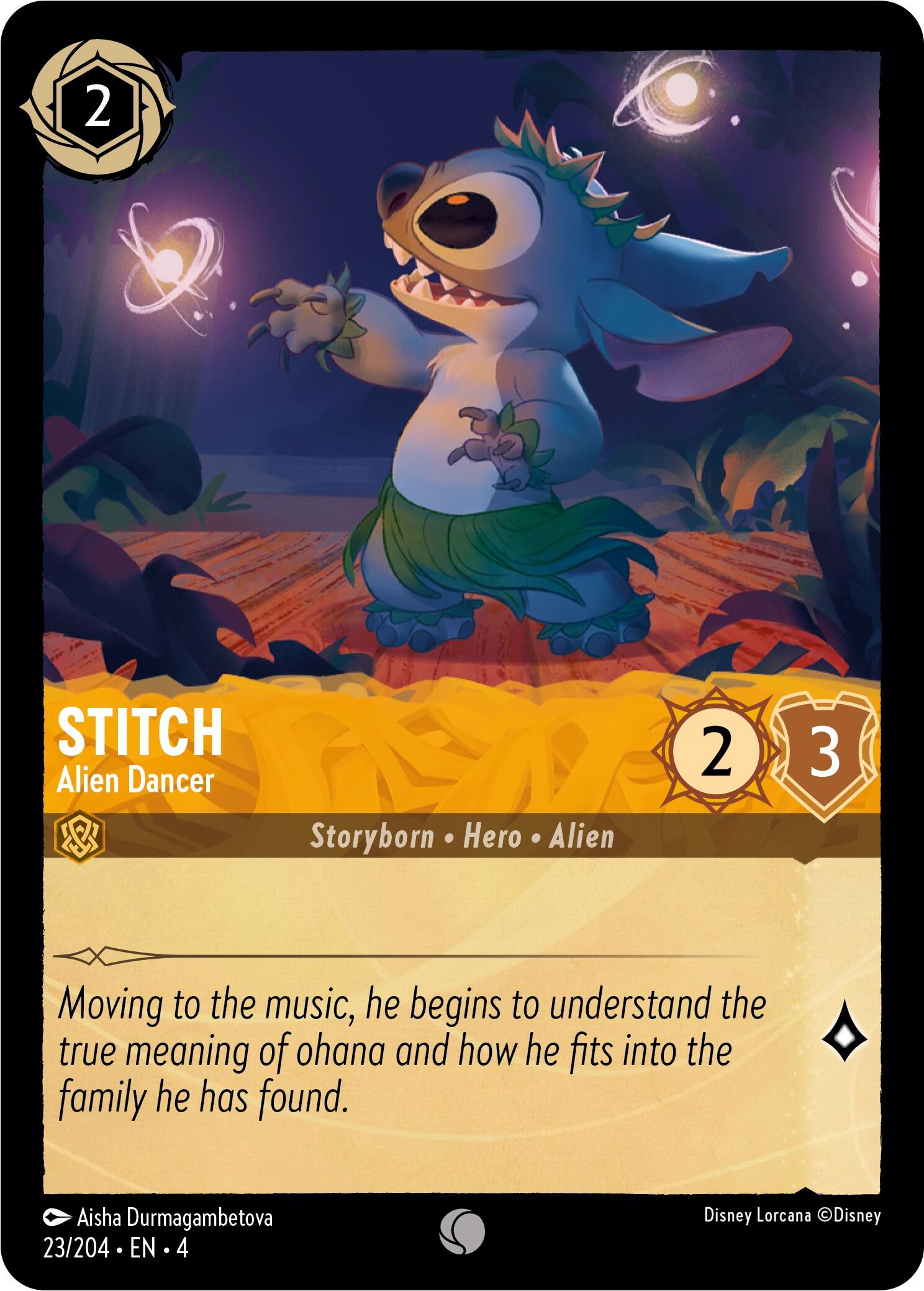 Stitch - Alien Dancer (23/204) [Ursula's Return] | Black Swamp Games