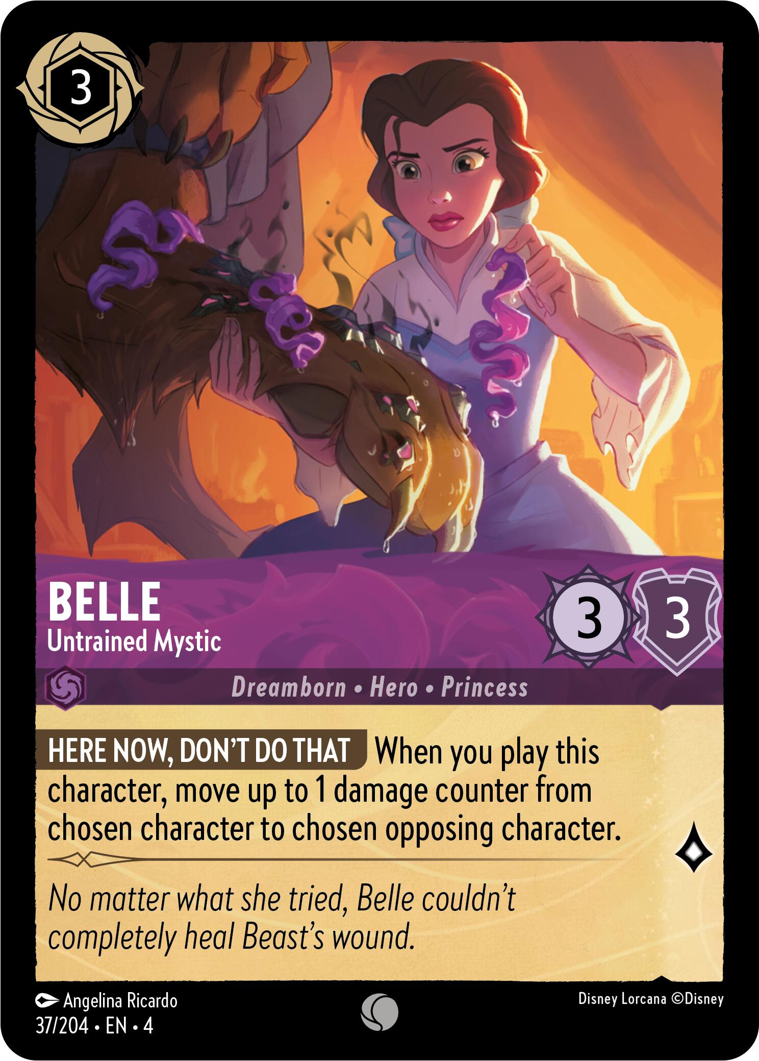 Belle - Untrained Mystic (37/204) [Ursula's Return] | Black Swamp Games
