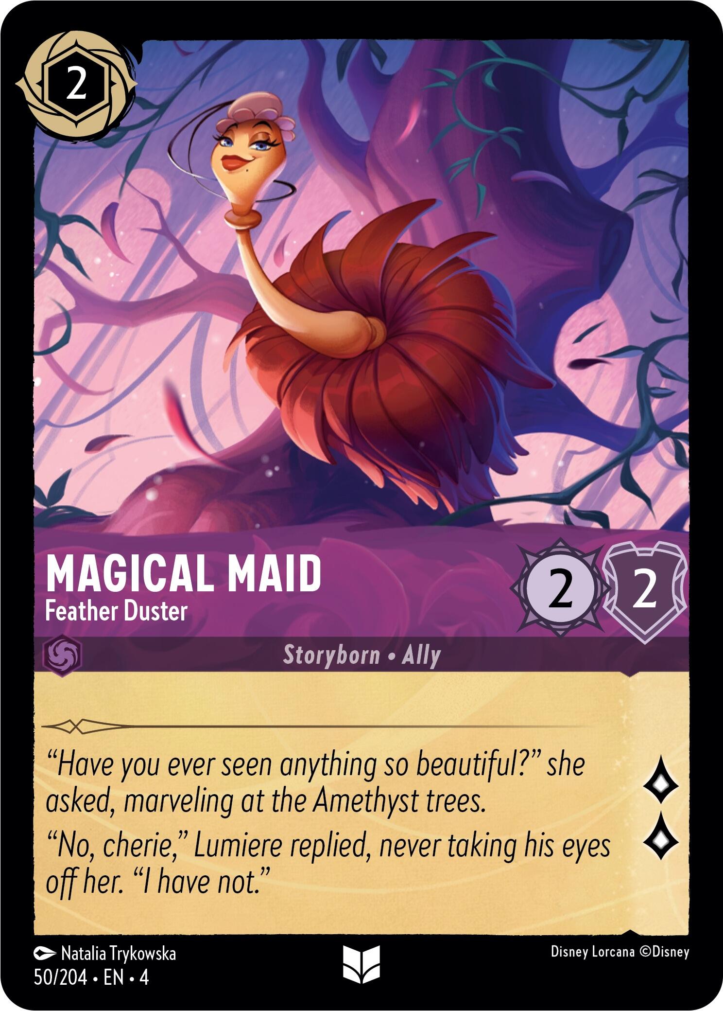 Magical Maid - Feather Duster (50/204) [Ursula's Return] | Black Swamp Games