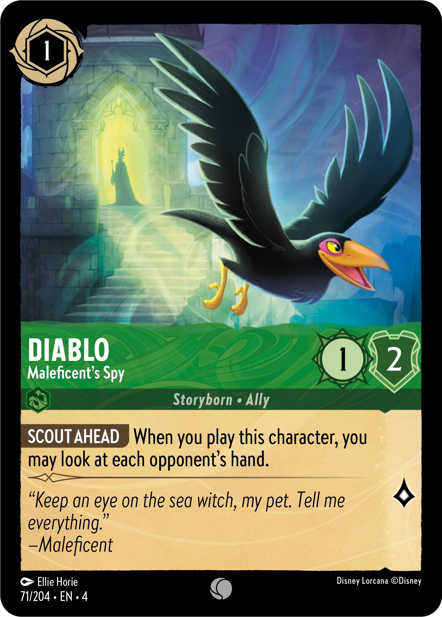 Diablo - Maleficent's Spy (71/204) [Ursula's Return] | Black Swamp Games