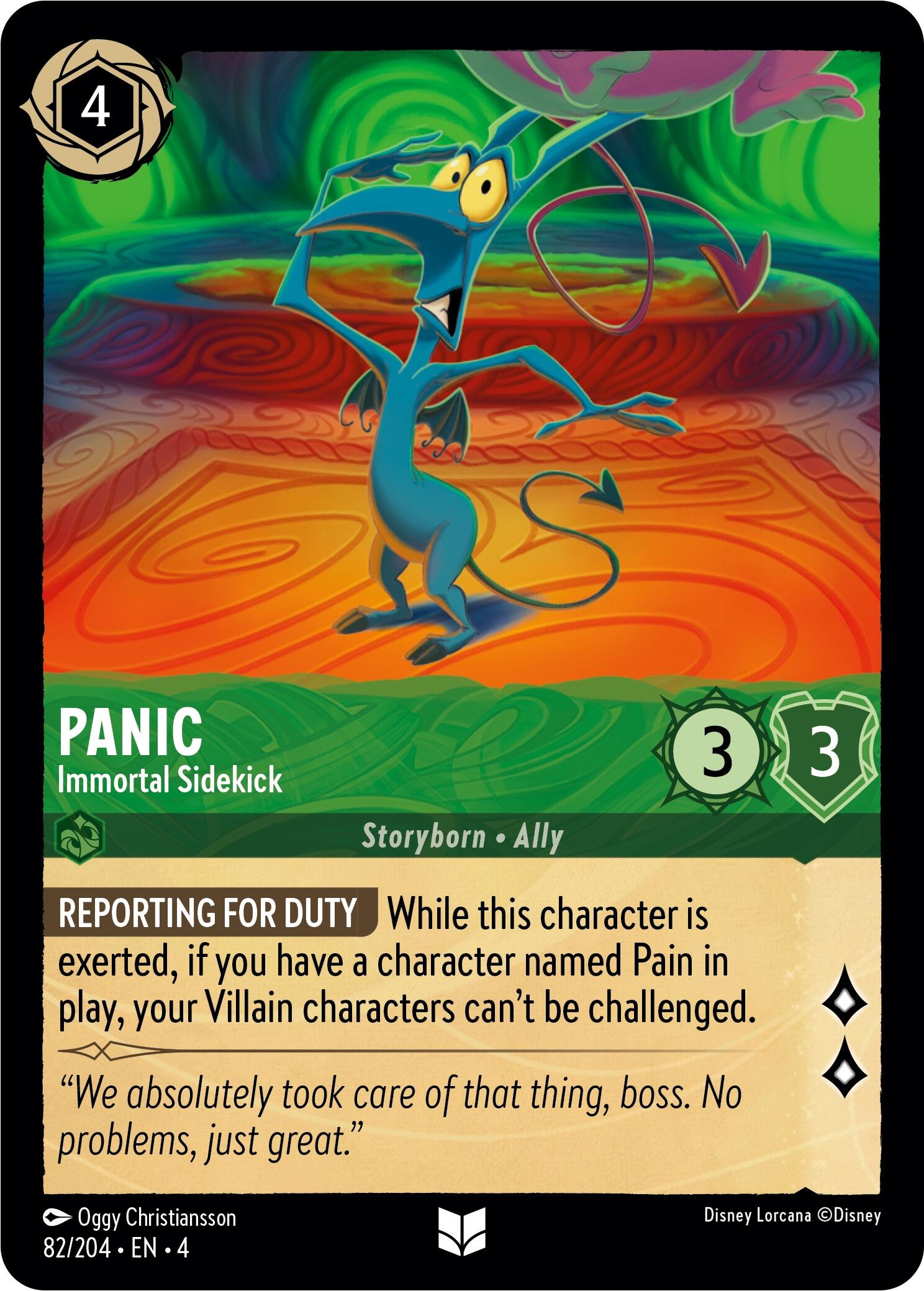 Panic - Immortal Sidekick (82/204) [Ursula's Return] | Black Swamp Games