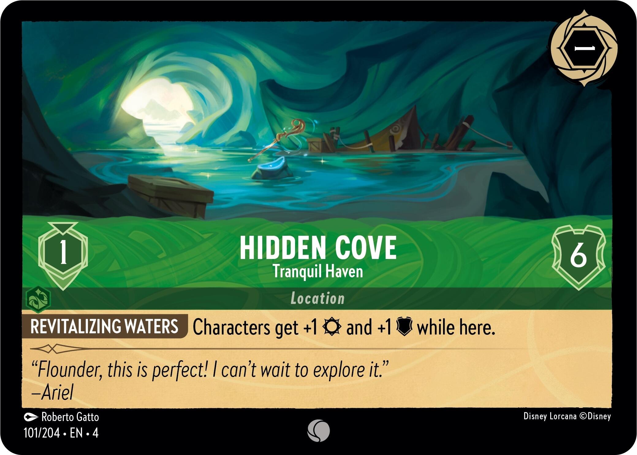 Hidden Cove - Tranquil Haven (101/204) [Ursula's Return] | Black Swamp Games